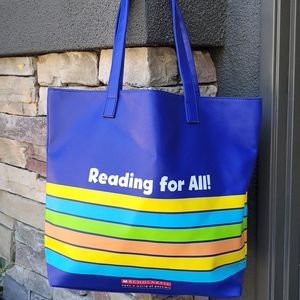 Scholastic Book Club Rainbow Tote Bag